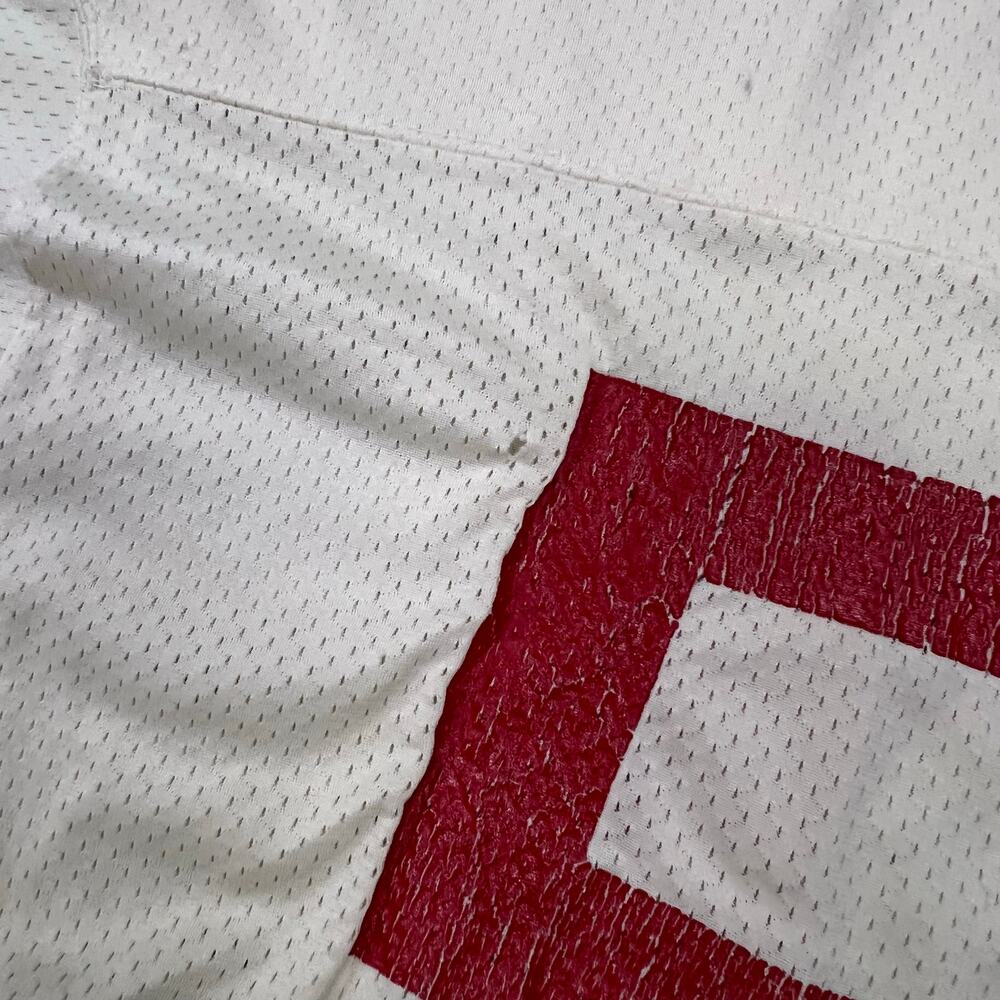True Vintage Champion Mesh Football Jersey #51 USA Made Large 70s 80s Distressed - Picture 15 of 16